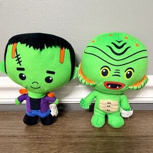 Universal Monsters Frankenstein and Creature From The Black Lagoon Plush Set